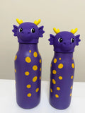 Kids 3D Animal Cap Water Bottle - Insulated Stainless Steel