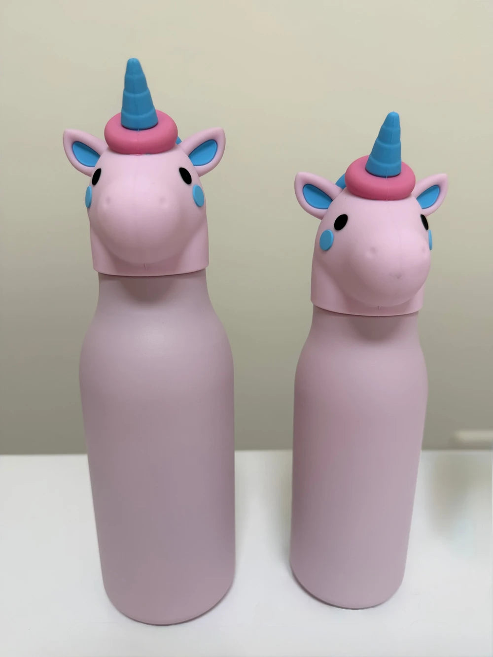 Kids 3D Animal Cap Water Bottle - Insulated Stainless Steel
