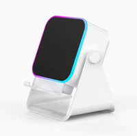 Induction Speaker Phone Stand – RGB Lights & Bluetooth