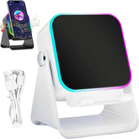 Induction Speaker Phone Stand – RGB Lights & Bluetooth