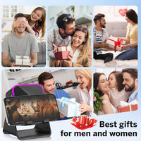 Induction Speaker Phone Stand – RGB Lights & Bluetooth