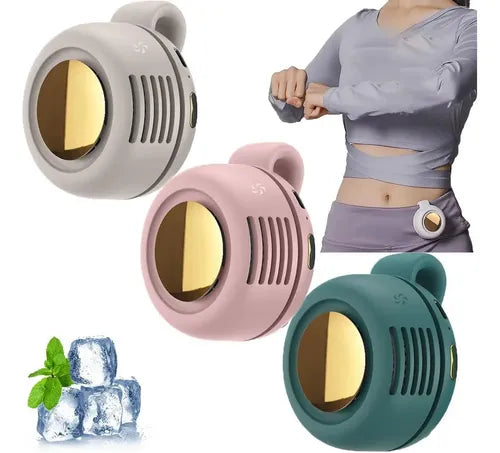 Mini Portable Buckle Fan - Compact Hands-Free Cooling