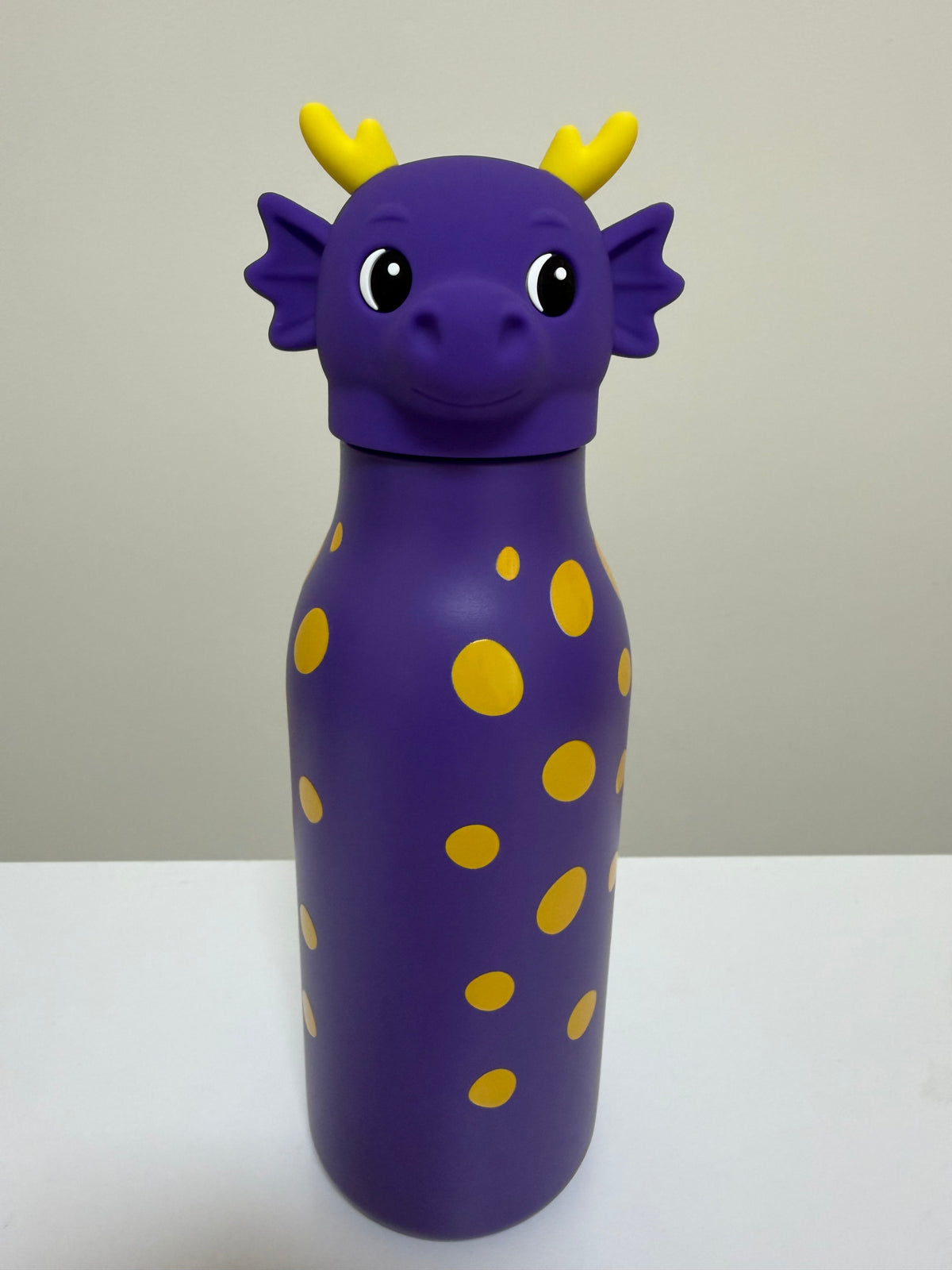 Kids 3D Animal Cap Water Bottle - Insulated Stainless Steel