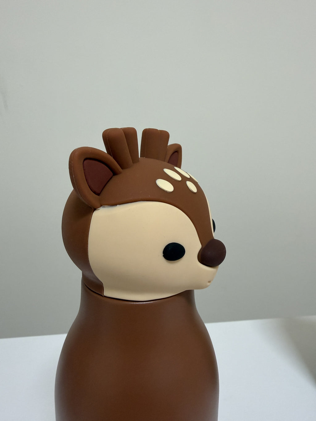 Kids 3D Animal Cap Water Bottle - Insulated Stainless Steel