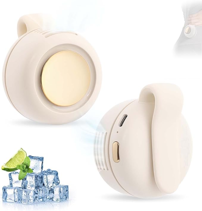 Mini Portable Buckle Fan - Compact Hands-Free Cooling