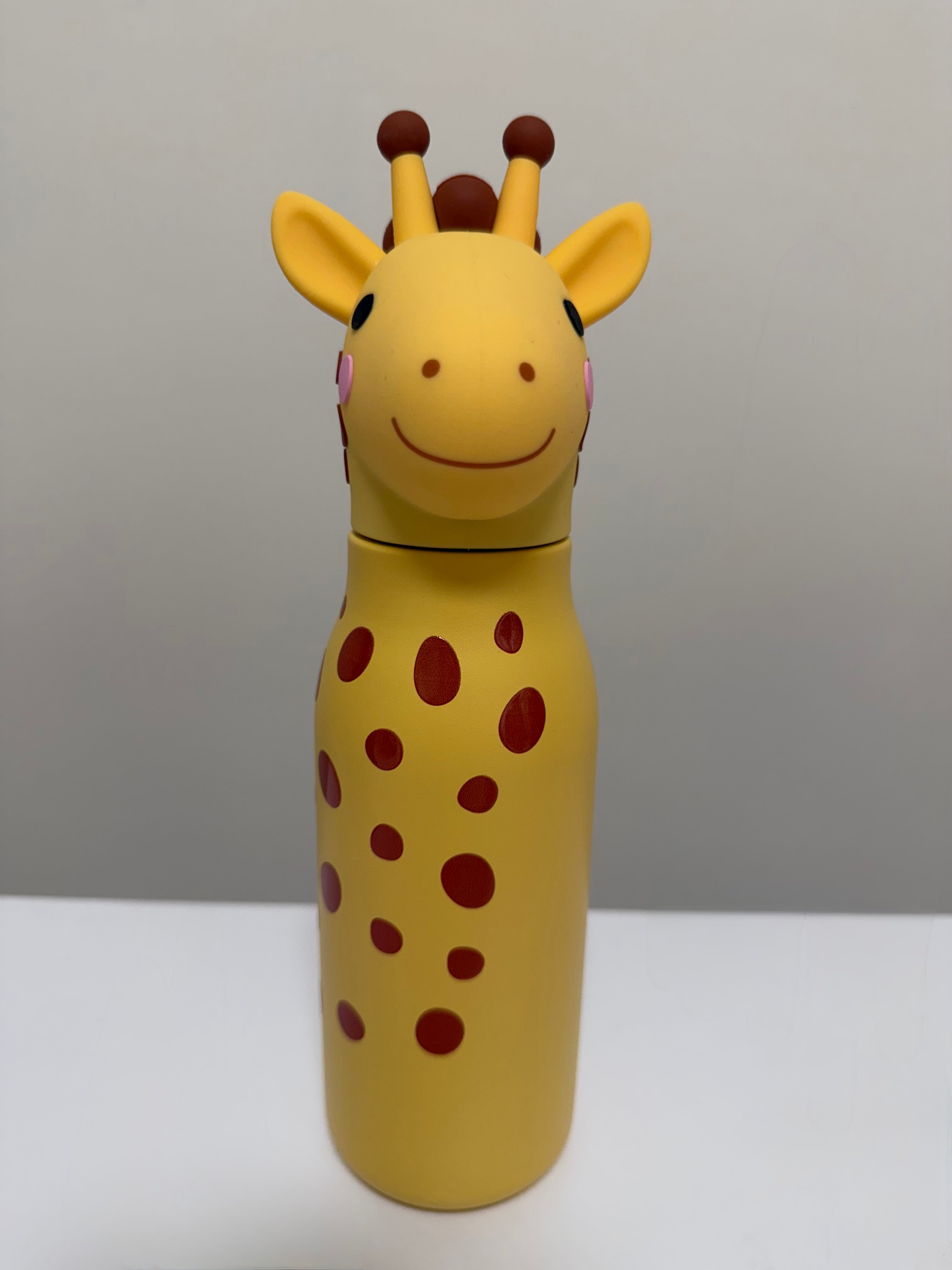 Kids 3D Animal Cap Water Bottle - Insulated Stainless Steel