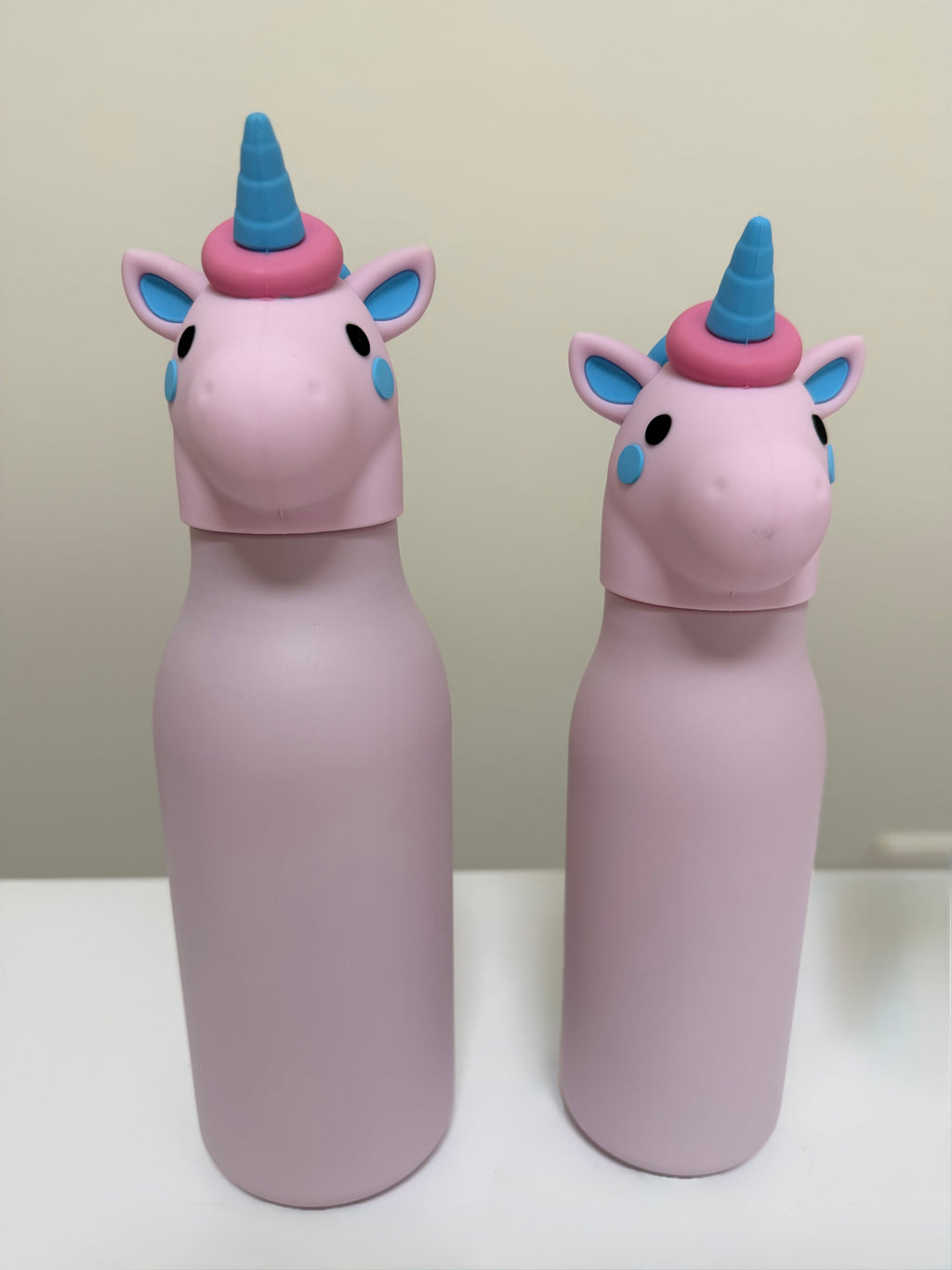 Kids 3D Animal Cap Water Bottle - Insulated Stainless Steel