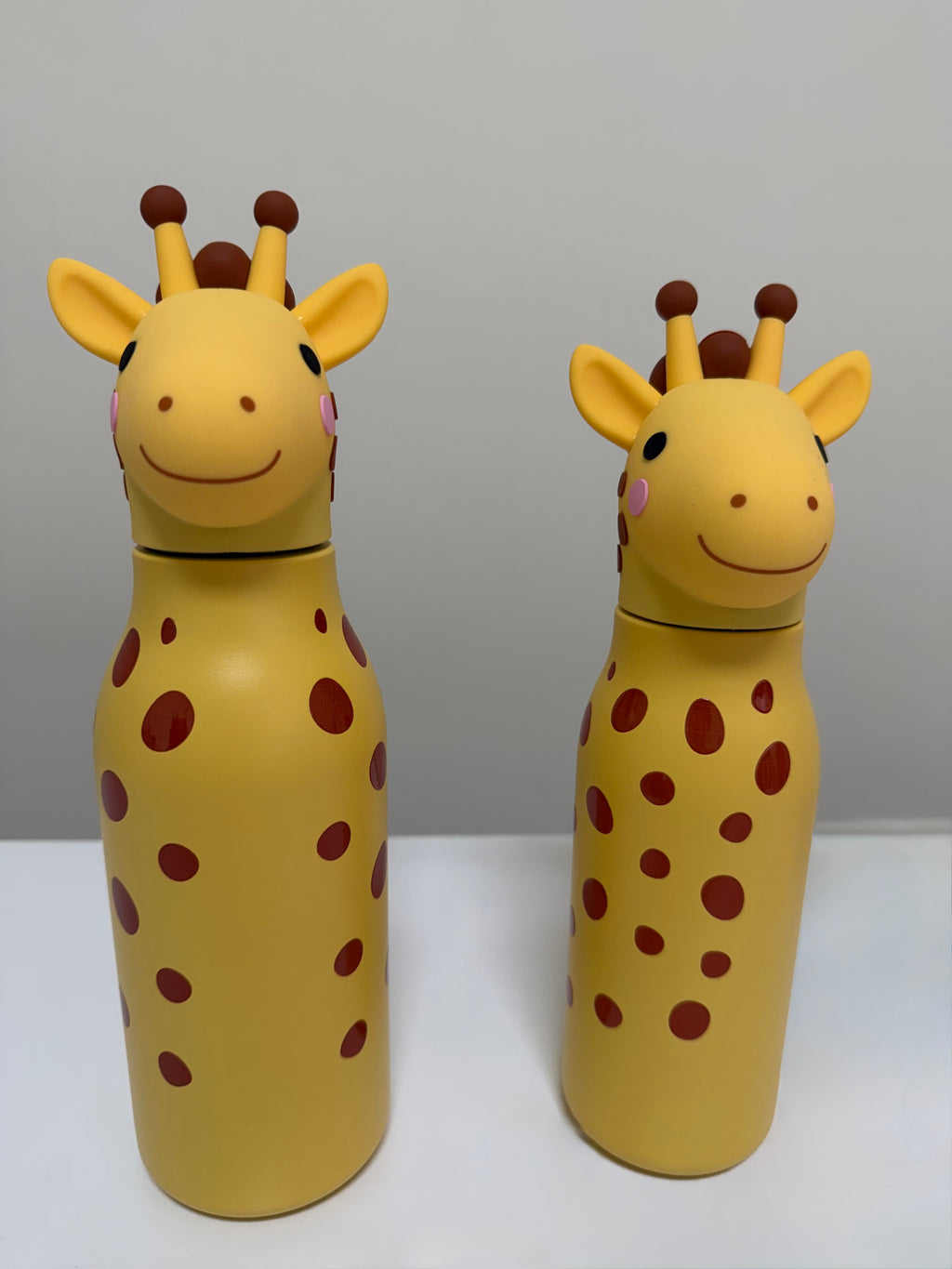Kids 3D Animal Cap Water Bottle - Insulated Stainless Steel